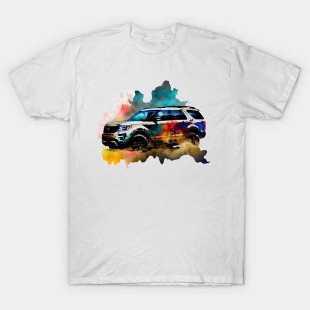 Ford Explorer T-Shirt by StoneCreation